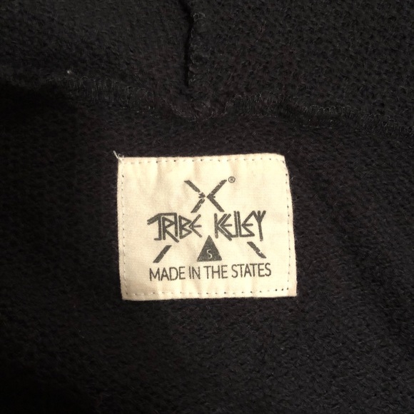 Tribe Kelley Black cardigan with hood - Picture 2 of 2